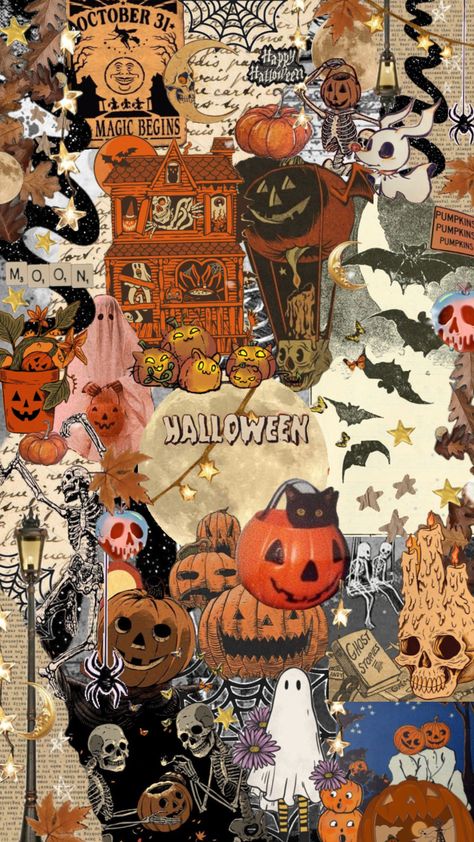 halloween 🎃 Fall Skeleton, Ghost Album, Halloween Wallpaper Iphone Backgrounds, Spooky Costumes, Halloween Wallpaper Iphone, Iphone Wallpaper Photos, Vintage Collage, Halloween Backgrounds, Cute Patterns Wallpaper