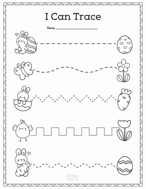 Easter Worksheets For Toddlers, Pre K Traceables, Free Printable Preschool Activities Worksheets, K2 Worksheet Free Printable, Pre K Writing Worksheets, Line Tracing For Preschool, Pre Write Activities, Preschool Writing Activities Handwriting Practice Letter Tracing, Pre Writing Tracing Worksheets