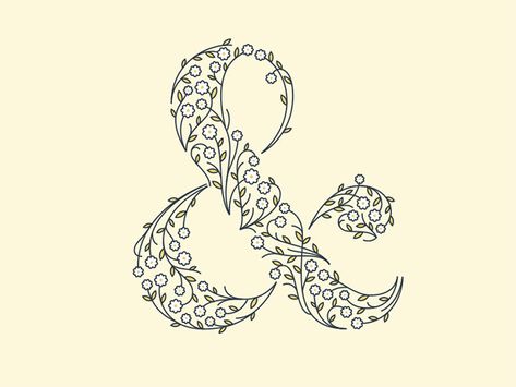 Ampersand Tattoo, Ampersand Art, Tattoo Lettering Fonts, Typography Love, Cursive Script, Word Mark Logo, Seal Design, Types Of Lettering, Graphic Design Tips