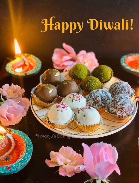 Diwali Mithai Box Ideas, Burfee Cake, Diwali Cookies, Indian Fusion Desserts, Diwali Treats, Diwali Mithai, Easy Indian Sweet Recipes, Chocolate Bonbons Recipe, Diwali Hampers