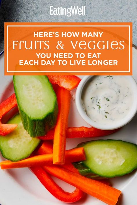 How Much Veggies To Eat A Day, How Much Fruit And Veggies A Day, How Many Fruits And Veggies A Day, How Much Fruit To Eat A Day, Packable Lunch, Colon Cleanse Recipe, Healing Foods, Homemade Ranch Dressing, Magic Number