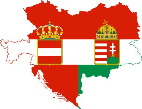 Austria-Hungary Austria Hungary Flag, Hungarian Flag, Habsburg Austria, Hungary Flag, Cartography Map, Austrian Empire, Germany Map, Austria Hungary, Holy Roman Empire