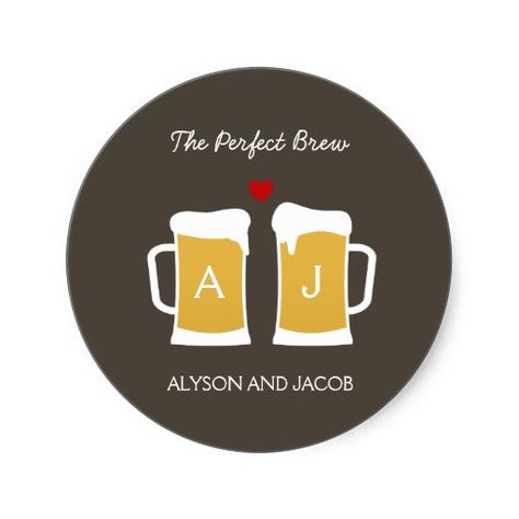 Custom Wedding Magnets or Buttons Craft Beer Wedding, Beer Themed Wedding, Sticker Envelope, Beer Wedding, Brewery Wedding, Yosemite Wedding, Wedding Magnet, Beer Theme, Wedding Shower Favors