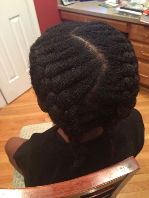 French Braid Natural Black Hair, Short French Braids, 2 French Braids, French Plaits, Braids Quick, French Plait, Two French Braids, Natural Black Hair, Short French