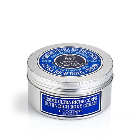 L'Occitane Ultra Rich Body Cream, Moisturizing & Smoothing Body Lotion 6.9 oz. Almond Fruit, Body Creams, Shea Body Butter, Benzoic Acid, L Occitane, Apricot Kernel Oil, Organic Shea Butter, Manicure Y Pedicure, Skin Cream