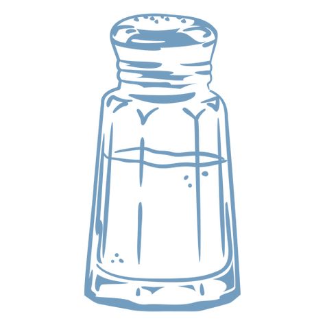 Salt Shaker Drawing Simple, Salt Shaker Illustration, Salt Sketch, Salt Shaker Drawing, Salt Shaker Tattoo, Salt Drawing, Salt Illustration, Salt Tattoo, Michaela Core