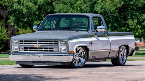 Dallas, Texas: Square Body Chevy C10 Pickups With No Reserve 1985 Chevy C10, 1984 Chevy Truck, 1985 Chevy Truck, 85 Chevy Truck, Square Body Chevy, 87 Chevy Truck, 2018 Silverado, Dropped Trucks, Sport Truck