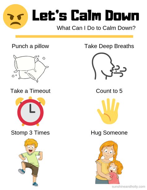 5 Ways to Help Your Toddler Handle Anger (Plus a Free Printable!) | sunshineandholly.com | angry kid | aggressive | aggression in children | how to get kid to stop hitting biting pushing throwing | anger chart | calm down chart Calm Down Chart, Anger Management Activities For Kids, Toddler Behavior Management, Anger Worksheets, Behavior Chart Toddler, Anger Management Activities, Emotions Preschool, Behavior Plans, Big Emotions