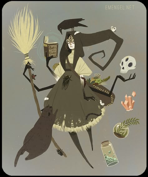 Witchsona on Behance Halloween Character Design, Witch Characters, Fantasy Angel, Arte Indie, Character Design Cartoon, Character Design Challenge, Witch Design, Deep Woods, Witch Art