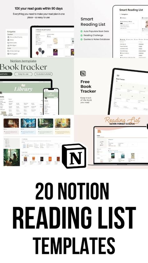 free habit tracker notion Notion Reading List, Notes Notion, Notion Book Tracker, Organization Quotes, Quotes Minimalist, Minimalist Book, Challenge Quotes, Book Tracker, Quotes Book