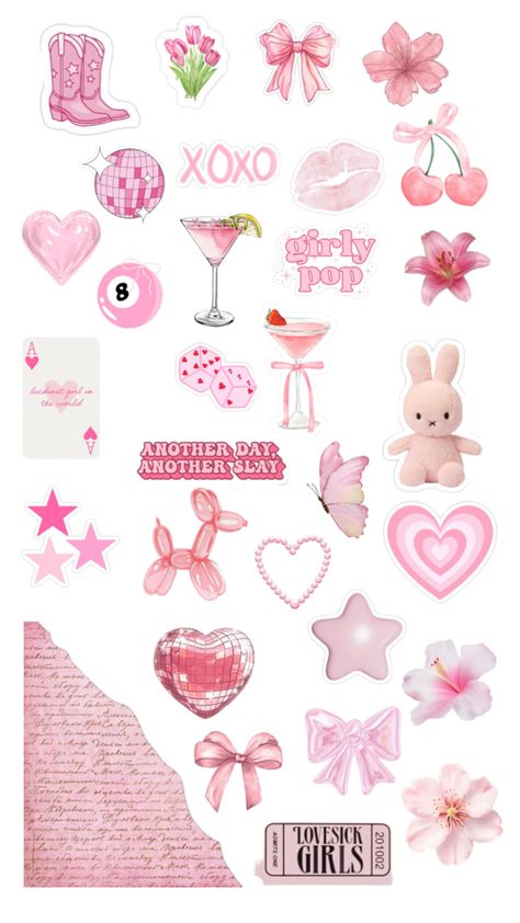 Aesthetic pink stickers journal Journal Stickers Aesthetic Vintage, Journal Stickers Aesthetic, Stickers Aesthetic Vintage, Newspaper Aesthetic, Pink Stickers, Stickers Journal, Stickers Aesthetic, Aesthetic Pink, Journal Stickers