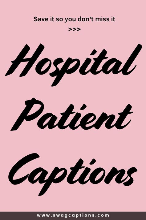 Looking for the perfect words to capture your hospital journey? Explore our collection of thoughtful and inspiring "Hospital Patient Captions" designed to express your experience with grace and authenticity. Whether you're sharing moments of strength, hope, or recovery, these captions will help you convey your story and connect with others who understand. Find the right caption to accompany your photos and express your unique journey with ease. Recovery Captions, Hospital Quotes, Be Patient Quotes, Surgery Quotes, Hospital Patient, Instagram Post Captions, Witty One Liners, Perfect Captions, Go For It Quotes