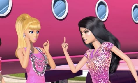 Barbie And Raquelle Matching Pfp, Raquelle And Barbie, Barbie Besties, Barbie Duo, Barbie And Raquelle, Barbie Raquelle, Funny Barbie, Movie Duos, Barbie Memes