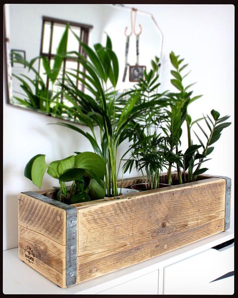 Diy Window Box Planter, Scaffold Furniture, Wood Window Boxes, Window Boxes Diy, Herb Boxes, Pallet Garden Furniture, Woodworking Projects Furniture, Wood Window, Garden Planter Boxes