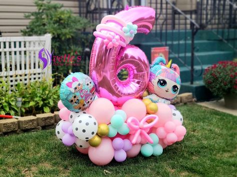 Yvette's Décor Services on Twitter: "LOL surprise theme bouquet. Which one is your favorite doll? https://t.co/pUlehCTkgB #lolballoonbouquet #lolballoons #happybirthday #birthdaygirl #birthdaysurprise #balloondecor #loldolls #lol #lolsurprise #lolparty #UnicornTheme #lolunicorn #6thbirthday https://t.co/1NdW96wXty" / Twitter Suprise Birthday, Balloon Bouquet Diy, Lol Doll, Unicorn Balloon, Balloon Crafts, Diy Balloon Decorations, Balloon Arrangements, Doll Party, Birthday Balloon Decorations