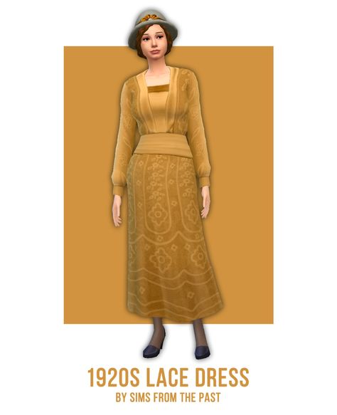 Sims 4 Historical Cc Sims 4 1920s Cc, Sims 4 Historical Cc, Sims 4 Decades Challenge, Edwardian Hat, Early 20s, 1920s Outfits, Sims Ideas, Sims 4 Characters, Sims4 Cc