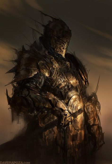 Humans warred for millennia and will likely keep warring, so why quit chain mail and plate armor? I mean come on.  :( Concept Art Landscape, Demon Souls, Dark Souls Art, 다크 판타지, Knight Art, Knight Armor, Fantasy Armor, Soul Art, Fantasy Warrior