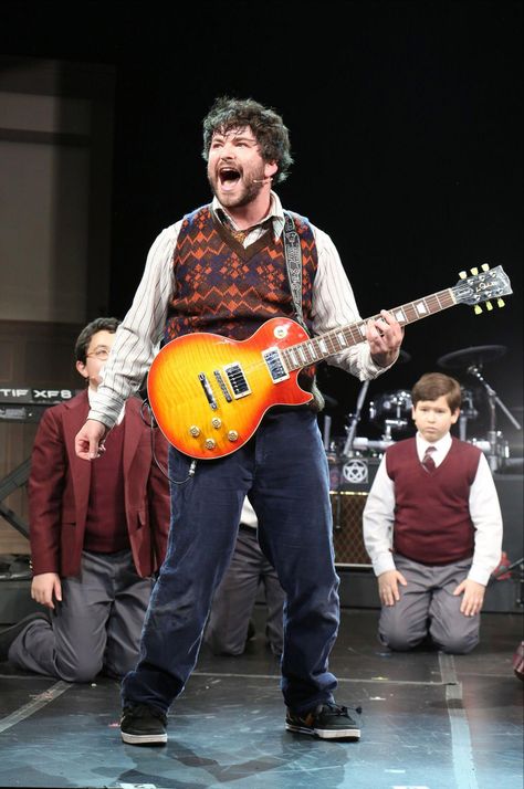 Dewey Finn Alex Brightman, Dewey Finn, School Of Rock Musical, Musical Theatre Shows, Alex Brightman, Theatre Shows, School Of Rock, Alt Outfits, Sweeney Todd