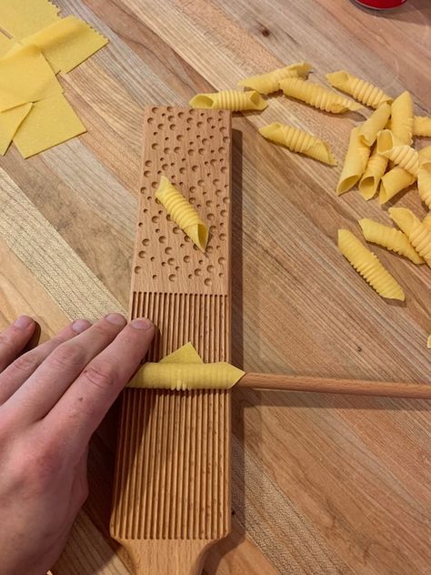 Combination Pasta Board | Etsy Make Gnocchi, Pasta Board, Pasta Making Tools, Pasta Shop, Making Gnocchi, Pasta Maker, Rolling Pins, Linen Storage, Homemade Pasta