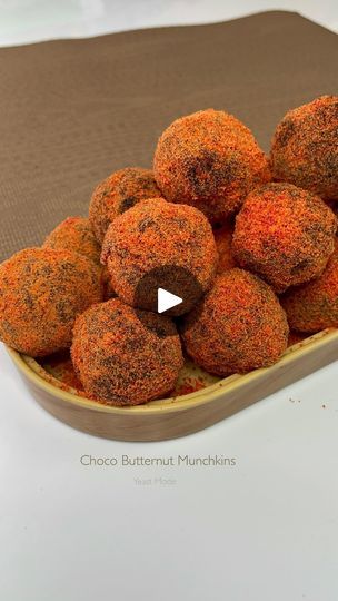 Choco Butternut Munchkins, Butternut Munchkins, Choco Butternut, Orange Food, Orange Food Coloring, All Purpose Flour, Food Coloring, 2 Cups, Melted Butter