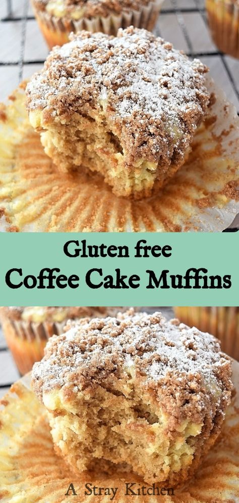 Gluten Free Coffee Cake Muffins, Gluten Free Coffee Cake, Gluten Free Coffee, Cinnamon Crumble, Gf Breakfast, Coffee Cake Muffins, Cake Muffins, Gluten Free Sweet, Gluten Free Sweets