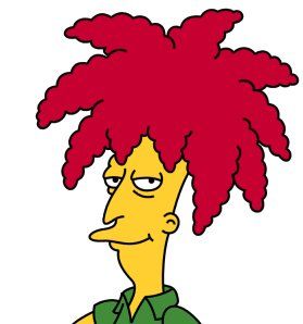 Sideshow Bob rocking a banging twistout ;-) Side Show Bob, Bob Patiño, Sideshow Bob, Simpsons Tattoo, Tufting Ideas, Bob Rock, Ben Brown, Simpsons Drawings, Side Show