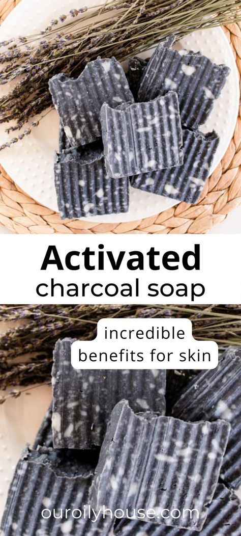 Activated Charcoal Soap Recipe, Face Soap Recipe, Charcoal Soap Recipe, Charcoal Face Soap, Charcoal Facial Soap, Face Soap Bar, Natural Soaps Recipes, Cold Pressed Soap, Soap Business