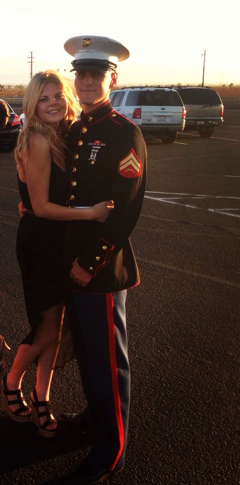 Dress blues wedding USMC Usmc Dress Blues, Dress Blues, Us Marines, Dress Wedding, Riding Helmets, Blue Dresses, Captain Hat, Hats, Blue