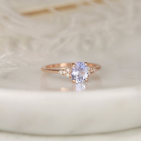 Lavender Engagement Ring, Lavender Engagement, Senior Rings, Quince Planning, Lavender Sapphire, Lily Ring, Lavender Stone, Quinceanera Planning, Vintage Gold Engagement Rings