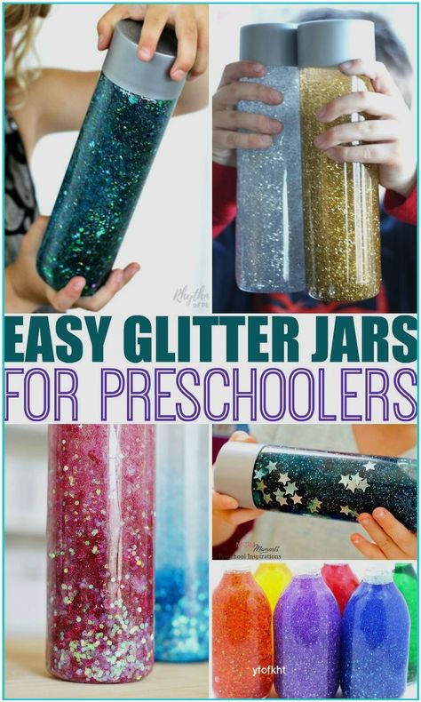 Glitter Jars Diy, Glitter Sensory Bottles, Calming Bottle, Calming Jar, Calm Down Jar, Calm Down Bottle, Glitter Ideas, Discovery Bottles, Sensory Bottle