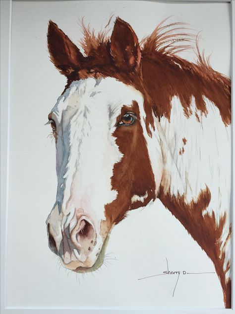 Watercolor Horse Art, Art Horse, Horse Painting Ideas, Horses Drawing, Horse Watercolor, Paint Horse, Watercolor Horse Painting, Equine Artwork, Horse Art Drawing