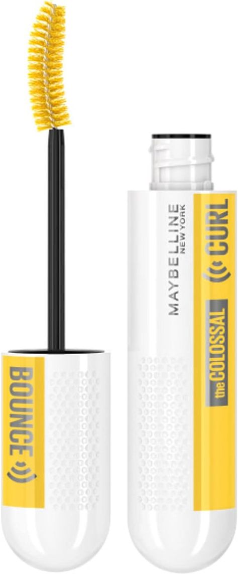 ig Bouncy Curl Volume, Up To 24 Hour Wear, Clump Free, Black, good price for a limited time 😍 Curl Bounce Mascara, Colossal Mascara, Curl Volume, Big Bouncy Curls, Maybelline Colossal, Mascara Maybelline, Maybelline Mascara, Mascara Review, Curling Mascara