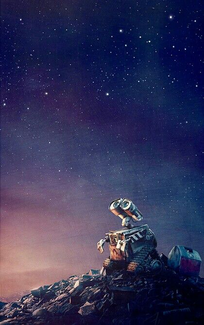 Wall-E wallpaper Walle Y Eva, Disney Amor, Pixar Films, Images Disney, Film Anime, Art Disney, Wall E, Pixar Movies, Disney Dream