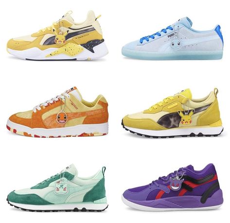 Pokémon x Puma Collection now available online Puma Pokemon Shoes, Puma Collection, New Sneaker Releases, Adidas Forum, Sneaker Release, New Sneakers, Saucony Sneaker, Golden Goose Sneaker, Pokemon