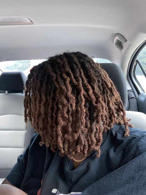 Brown Dreads Black Man, Dark Brown Dreads Men, Dyed Locks Men, Dark Brown Locs Men, Light Brown Locs Men, Dyed Locs Brown, Brown Dyed Dreads Men, Brown Dreads Men, Highlights Dreads