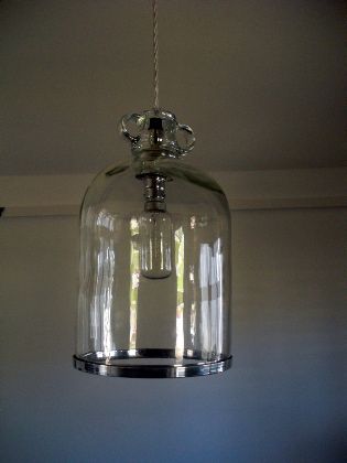 Demi-John Hanging Light Demijohn Lamp, Demijohn Ideas, Upcycled Lighting, Front Porch Lighting, Kitchen Mood Board, Vase Decoration, Upcycling Ideas, Light Crafts, Porch Lighting