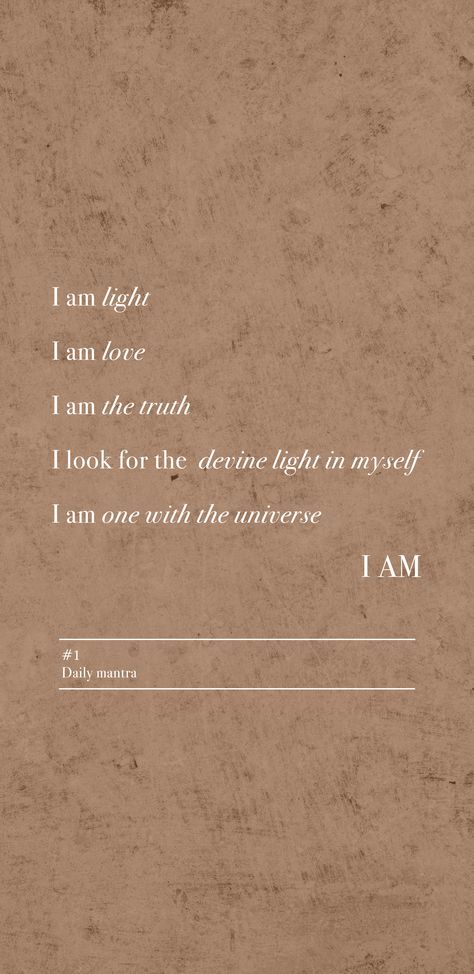 Mantra Screensaver, Devine Light, Daily Mantra, Screen Savers, Mantra, Self Love, Affirmations, Universe, Smartphone