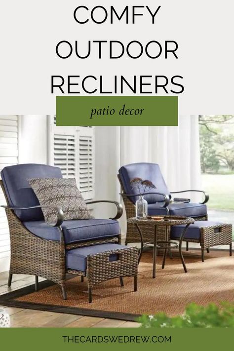 Reclining Outdoor Chair, Patio Remodel, Outdoor Recliner, Patio Spaces, Diy Chair, Cottage Living, Sit Back And Relax, Lounge Chair Outdoor, Summer Day