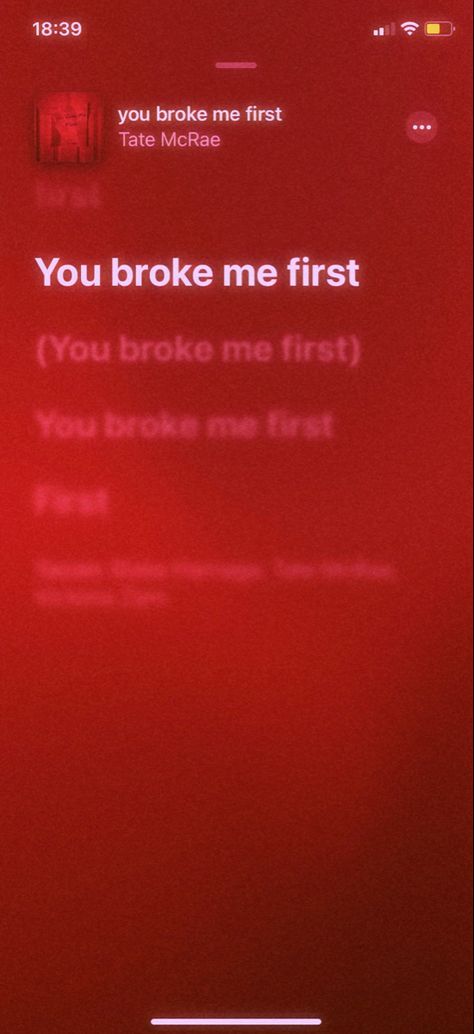 You Broke Me First Lyrics Aesthetic, You Broke Me First Quotes, You Broke Me First Lyrics, Broke Me First Lyrics, Spotify Lyrics Aesthetic, Musica Spotify, Spotify Instagram, Profile Wallpaper, You Broke Me