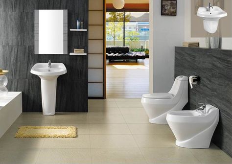 Indian Tiles, Sanitary Ware and Bathroom Fittings Market 2019 | Enhancing Huge Growth and Latest Trends by Top Players Indian Tiles, Bathroom Sanitary Ware, Classic White Bathrooms, Indian Bathroom, Grey Bathroom Furniture, Bathroom Sanitary, Framed Shower Door, Wet Room Screens, Walk In Shower Enclosures