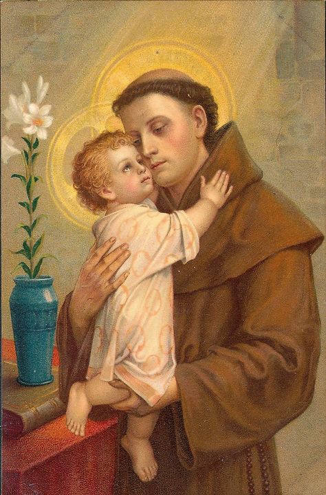 St. Anthony of Padua St Anthony's Feast, St Anthony Prayer, Saint Antonio, Saint Antony, St Anthony Of Padua, Anthony Of Padua, St Anthony's, Simpsons Drawings, Medusa Art