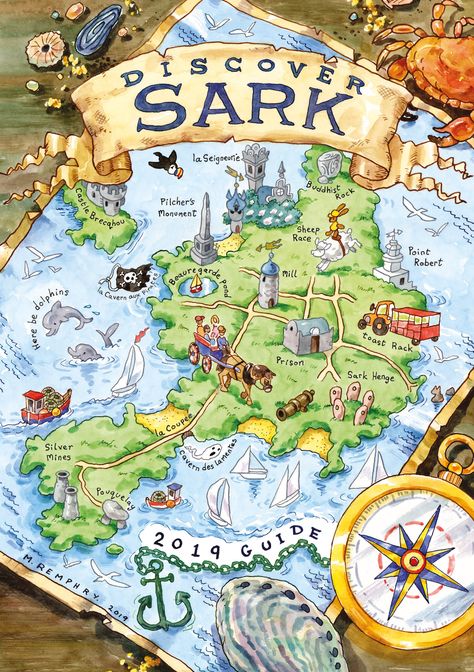 Sark Island | Sark Tourism & Island Holidays Channel Islands Uk, British Isles Cruise, Guernsey Island, Island Poster, Island Holidays, Big Personality, Island Map, Channel Islands, Dream Holiday