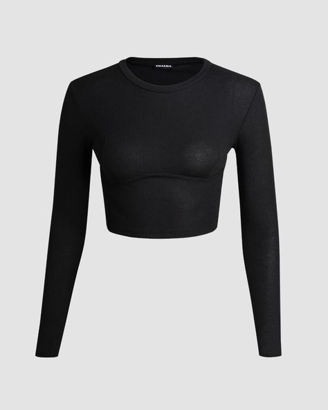 Details: Essential ribbed long-sleeve top

TopLength: Cropped

SleeveLength: Long Sleeves


Materials:35% Cotton + 60% Polyester + 5% Spandex 90s Grunge Aesthetic, Essential Tops, Summer Outfits Casual, 90s Hip Hop Fashion, Cropped Long Sleeve Top, Cropped Long Sleeve, Looks Black, 90s Grunge, Feminine Aesthetic