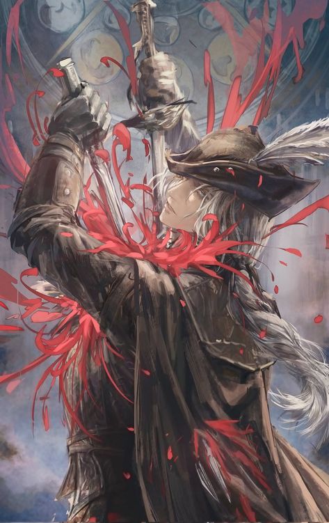 Bloodborne Pfp, Bloodborne Wallpaper, Bloodborne Wallpapers, Bloodborne Maria, Soulsborne Art, Bloodborne Concept Art, Sif Dark Souls, Dark Souls Wallpaper, Human Skeleton Anatomy