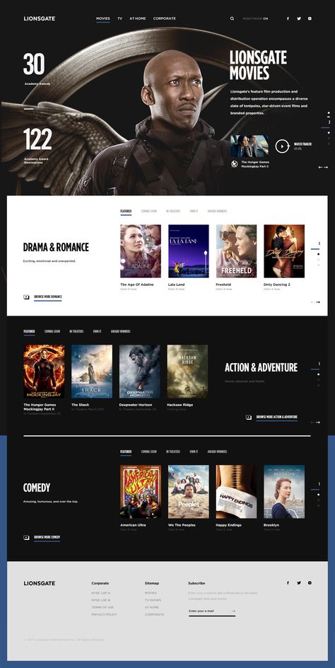 Web Movie, Lcd Television, Movie Website, Webdesign Inspiration, Design Websites, Portfolio Web Design, Website Design Layout, Web Inspiration, Ui Design Inspiration