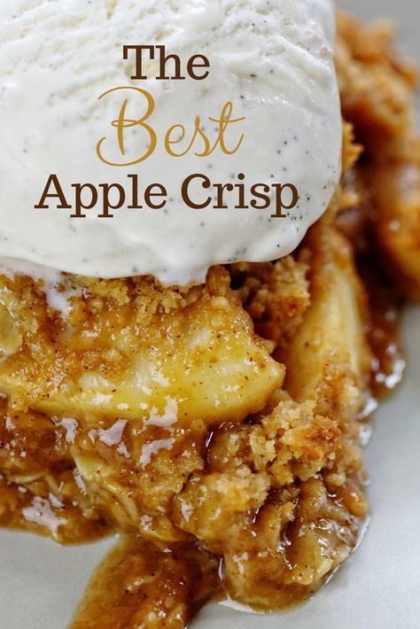 This special Apple Crisp packs MORE flavor and MORE punch than every other recipe! Find out what makes it amazing! Apple Crisp Best Apple Crisp Homemade Apple Crisp Secret Ingredient Apple Crisp How to Make Apple Crisp Easy Apple Crisp #applecrisp #bestapplecrisp #perfect applecrisp #applesincrisp #applecobbler Wife Meals, The Best Apple Crisp, Homemade Apple Crisp, Best Apple Crisp Recipe, Easy Apple Crisp, Crispy Recipes, Apple Cakes, Best Apple Crisp, Apple Crisp Easy