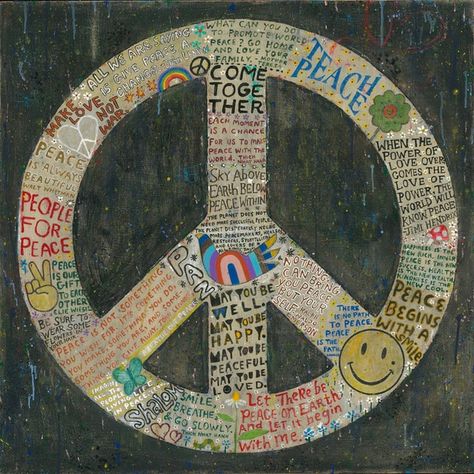 World Peace Art, Peace Wall Art, Peace Poles, Sugarboo Designs, Choose Peace, Peace Garden, Teach Peace, Peace Sign Art, Give Peace A Chance