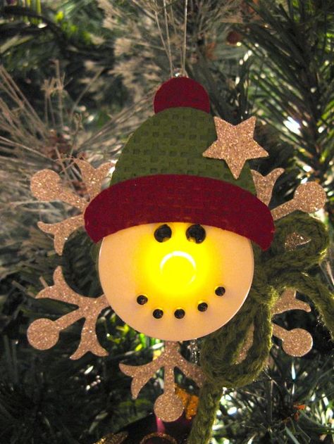 Tea Light Crafts, Tea Light Snowman, Light Crafts, Snowman Ornament, Christmas Gifts For Boyfriend, Christmas Tea, 3d Christmas, Christmas Ornaments To Make, Christmas Crafts For Kids