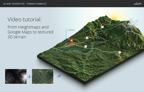 3D Map Generator - Terrain from Heightmap Preview - GraphicRiver 3d Maps, Stefan Sagmeister, Map Generator, 3d Mapping, Map Marker, 3d Map, Terrain Map, Photoshop Plugins, Photoshop Textures