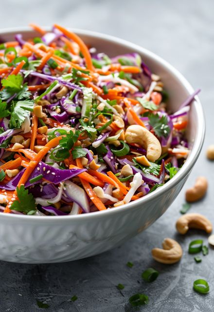 Learn How to Cook Asian Slaw Recipe For Free | Recipes You'll Love, Made Easy! Asian Slaw Salad, Asian Brussel Sprouts, Brussel Sprout Slaw, Asian Slaw Recipe, Slaw Salad, Trendy Recipes, Asian Coleslaw, Cream Cheese Recipes Dip, Slaw Recipe